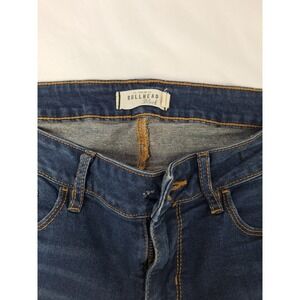 Bullhead Black Skinniest Jeans Womens Size 11 Dark Wash Blue Low Rise Denim